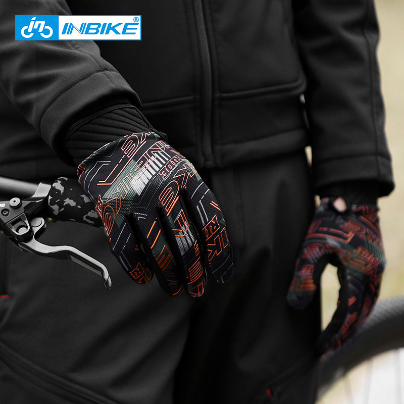 Miniatura: INBIKE Cycling Gloves For Men Bicycle Mountaineering Ski Gym Sports Full Finger 