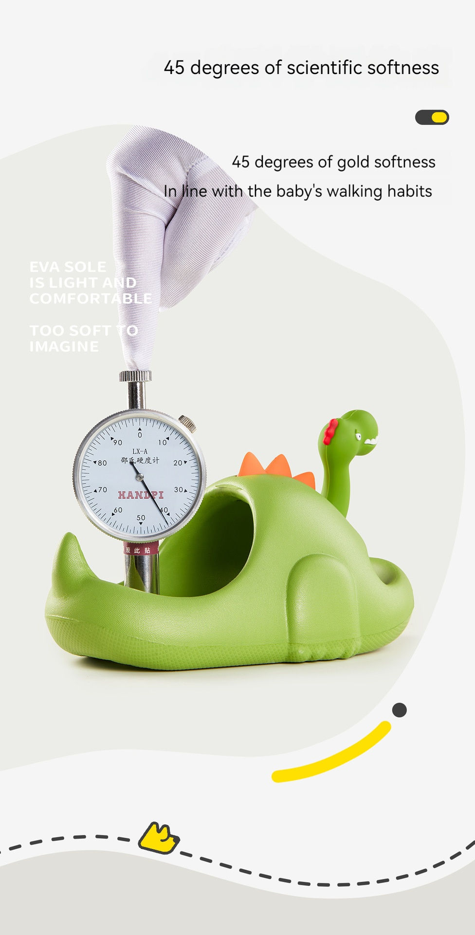 Miniatura: Summer Children Slippers Cute Cartoon Dinosaur Sandal Comfortable Boys Girls Non