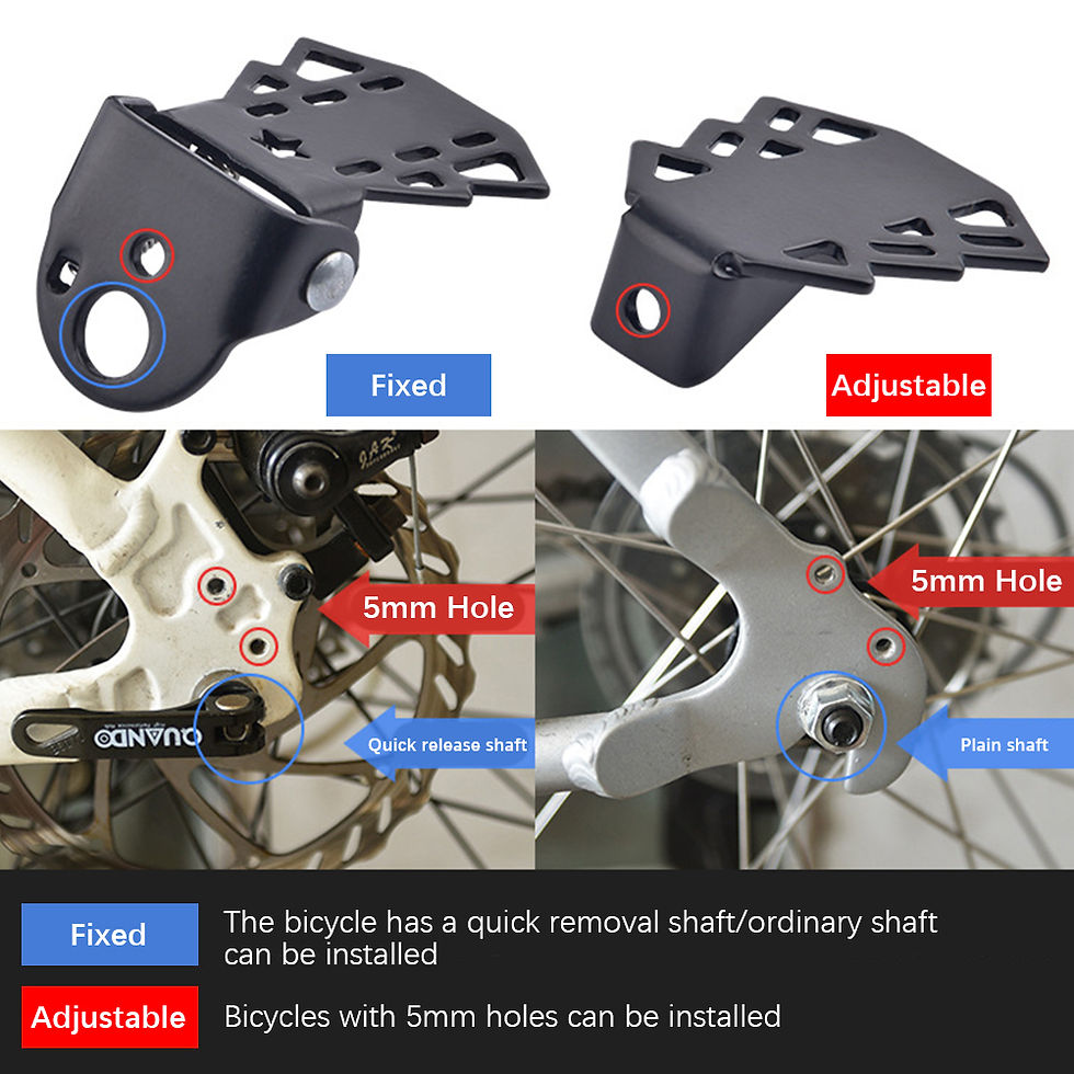 Miniatura: 1 Pair Bike Rear Fold Pedal Road Manganese Steel Folding Footrests Rear Wheel Ma
