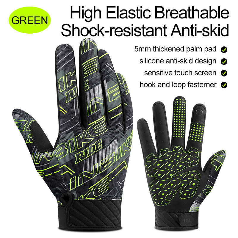 Miniatura: INBIKE Cycling Gloves For Men Bicycle Mountaineering Ski Gym Sports Full Finger 