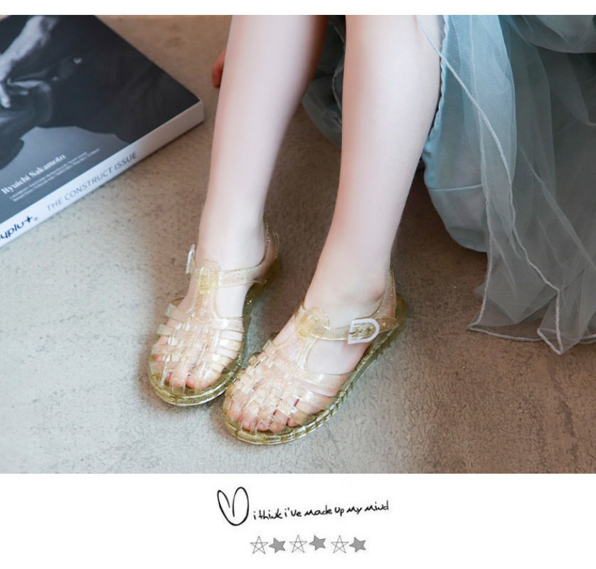 Miniatura: Summer New Sandal Princess Crystal Shoes Boy Girl Children Cave Shoe Kid Jelly G