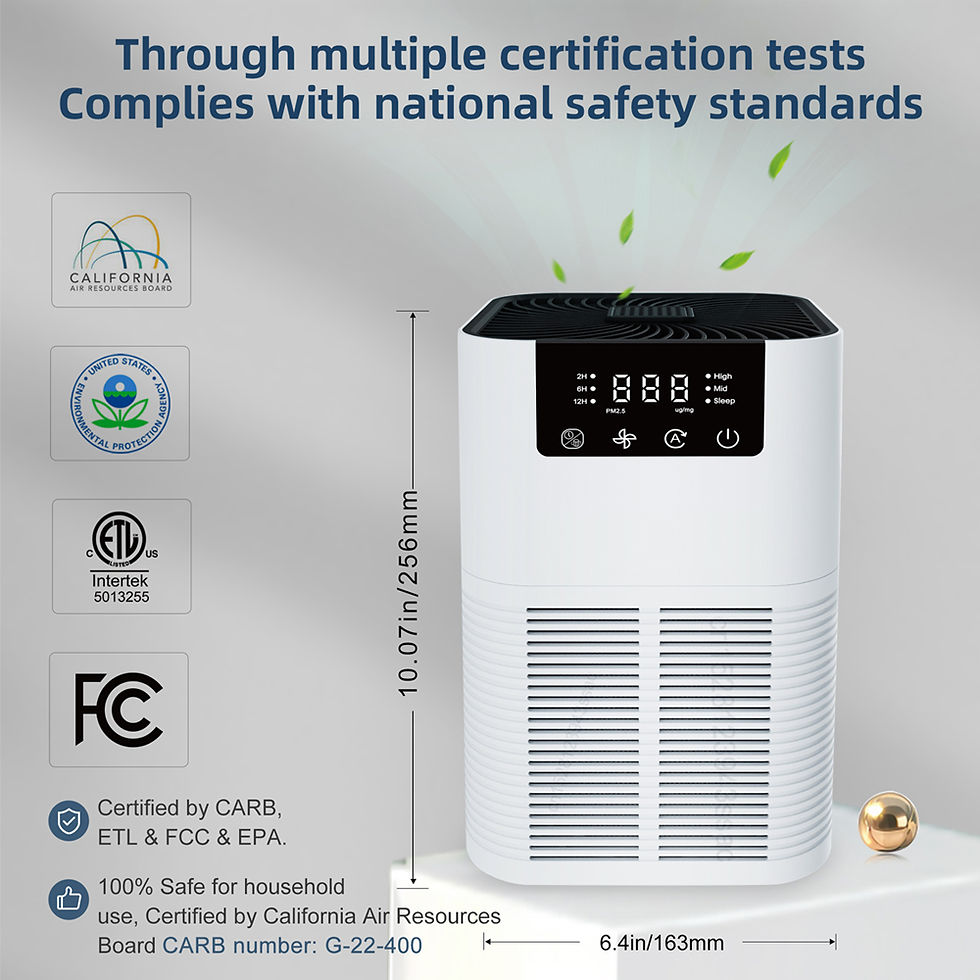 Miniatura: Air Purifier Smoke Odor Negative Ion Generator with Aromatherapy Air Cleaner for