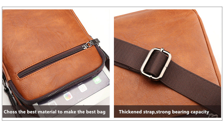 Miniatura: JEEP BULUO Multi-function Business Handbags Men New Man's Shoulder Bag Large Cap
