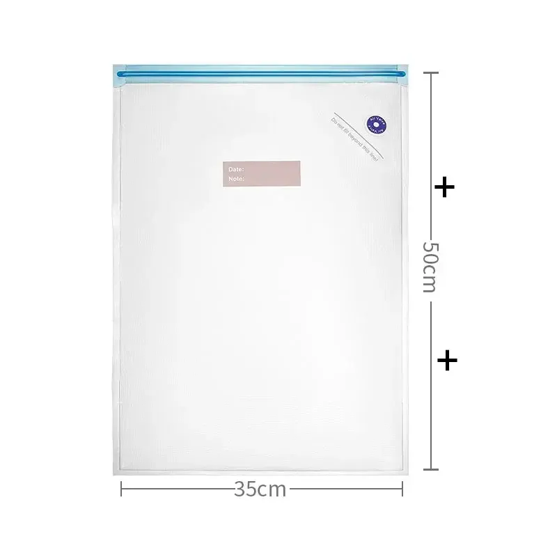 Miniatura: Vacuum Food Storage Zipper Bags Reusable BPA-Free Sous Vide Bags with Vacuum Han