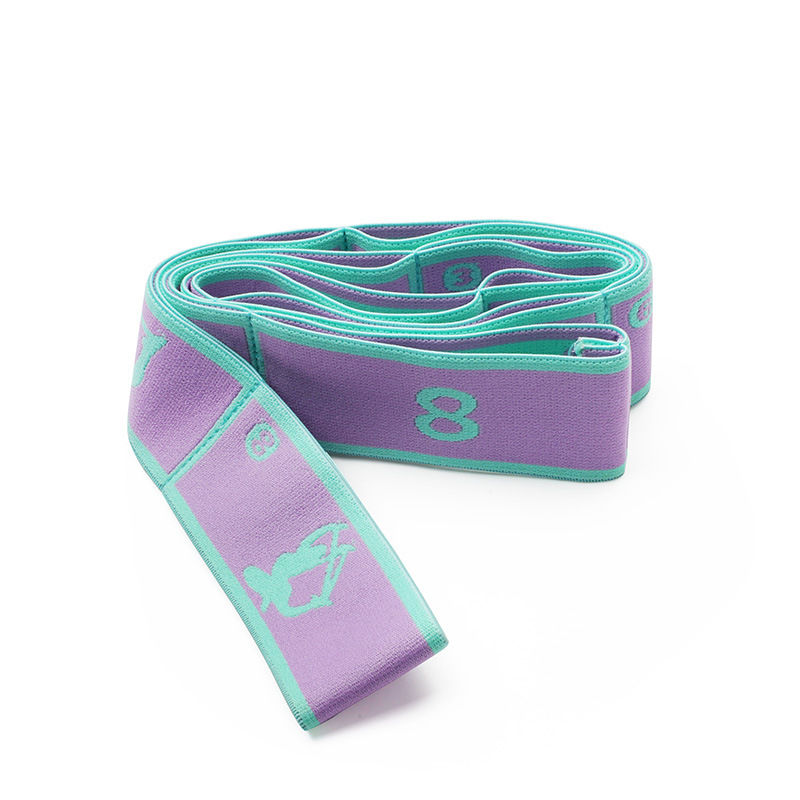 Miniatura: 8 Dance Training Segmented Band Stretching Belt for Ballet Dance Gymnastics Pila