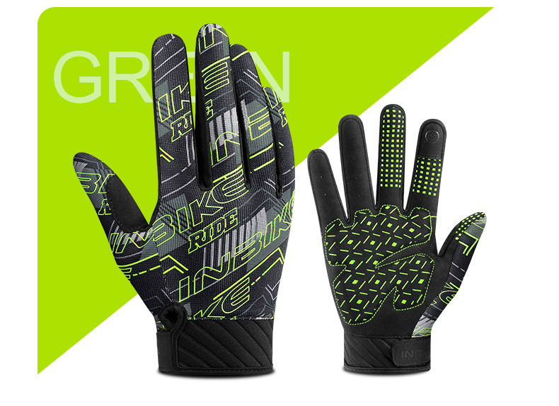 Miniatura: INBIKE Cycling Gloves For Men Bicycle Mountaineering Ski Gym Sports Full Finger 