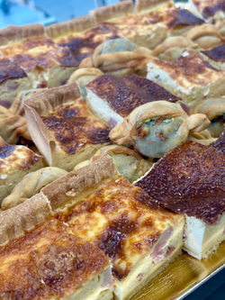 Plateau barbajuans & quiche