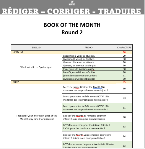 Miniature : Traduction anglais˃français de site Web