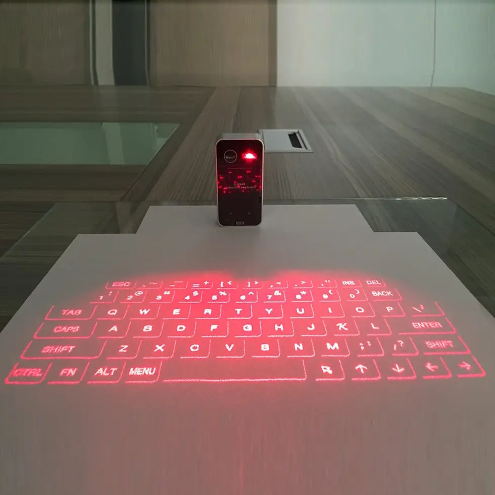 Projetor de Teclado Virtual Laser Bluetooth