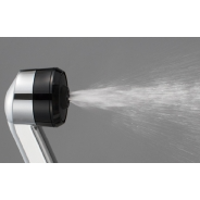 縮圖：Sanei日本製兩速花灑頭(銀色/黑蓋)