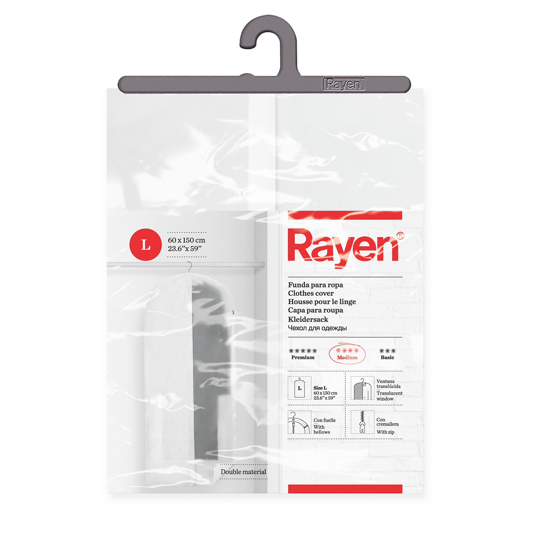 Rayen Nonwoven Dustproof Clothing Set (L,