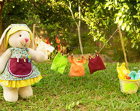 Coelhos Laura e Nestor