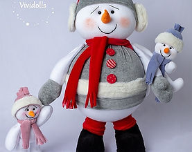 Boneco de Neve Porta Panetone