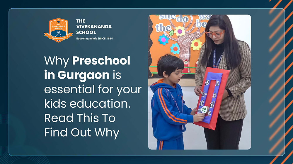 Why Preschool in Gurgaon is essential for your kids education. Read This To Find Out Why