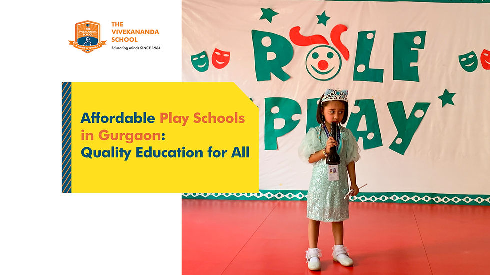 Play Schools in Gurgaon