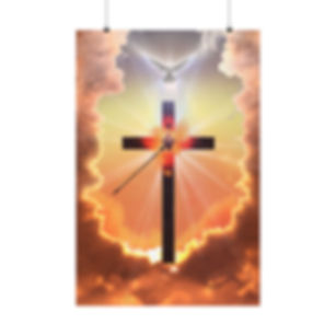 Matte Vertical Posters de La Cruz del Apostolado