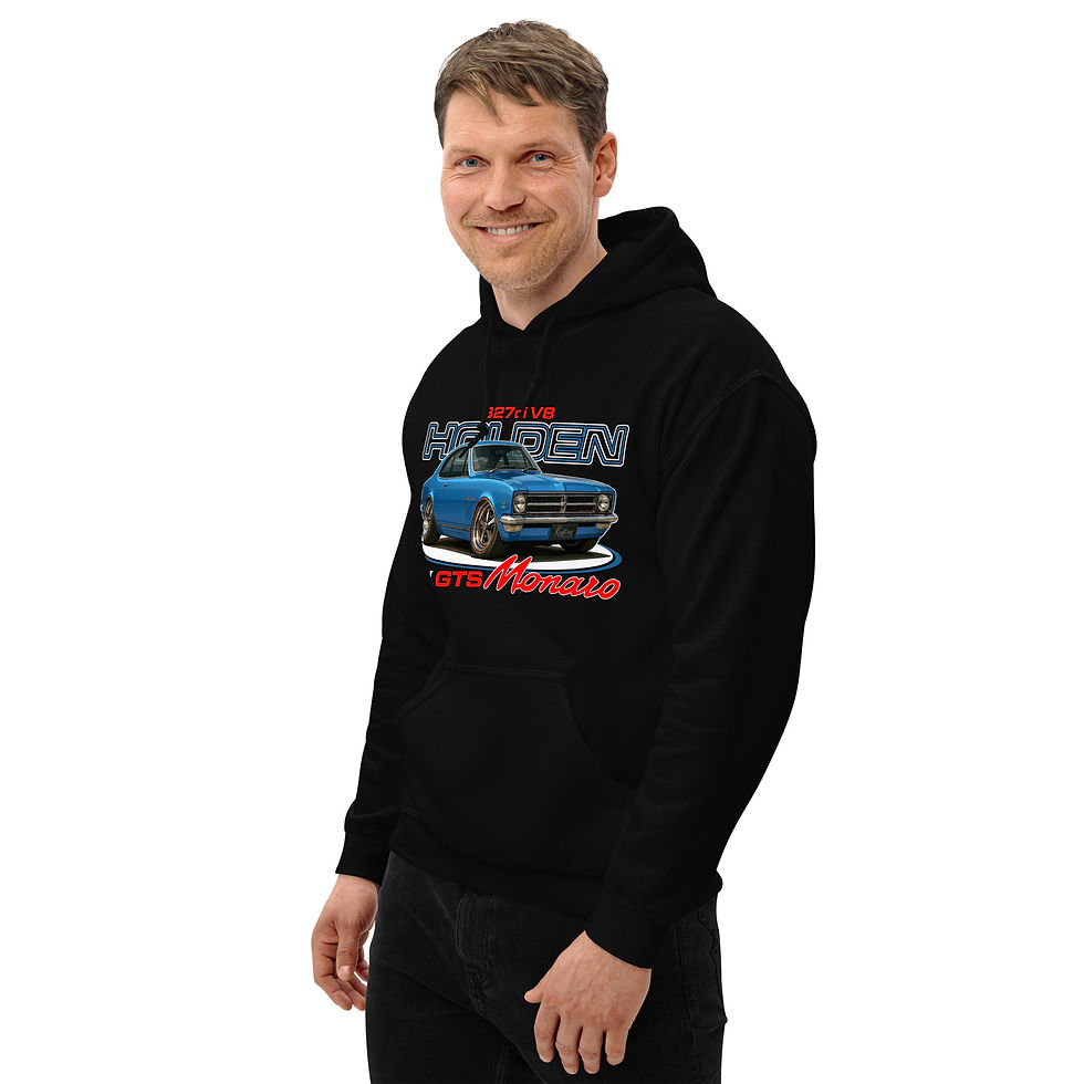 Thumbnail: Unisex Hoodie "HK MONARO" front print