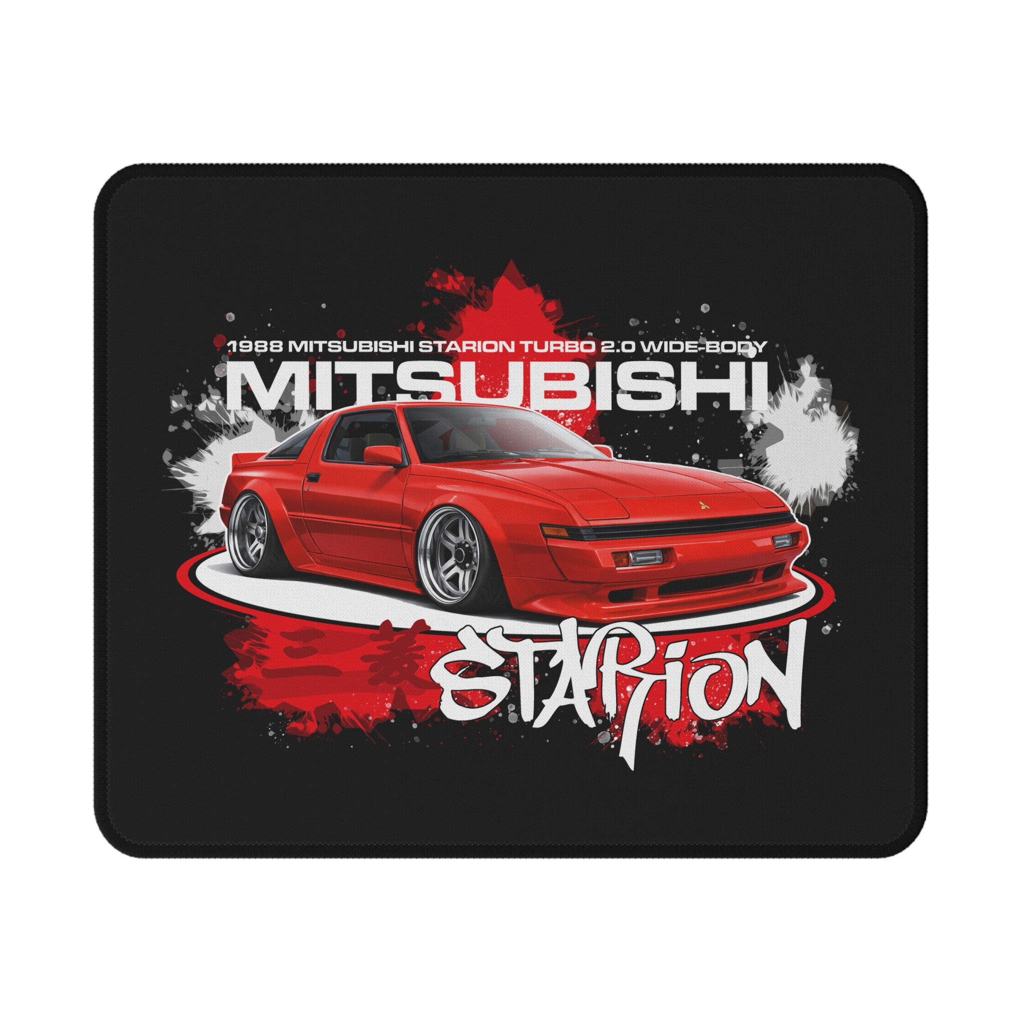 Mitsubishi Starion Racing Mouse Pad — Non‑Slip Gaming Desk Mat