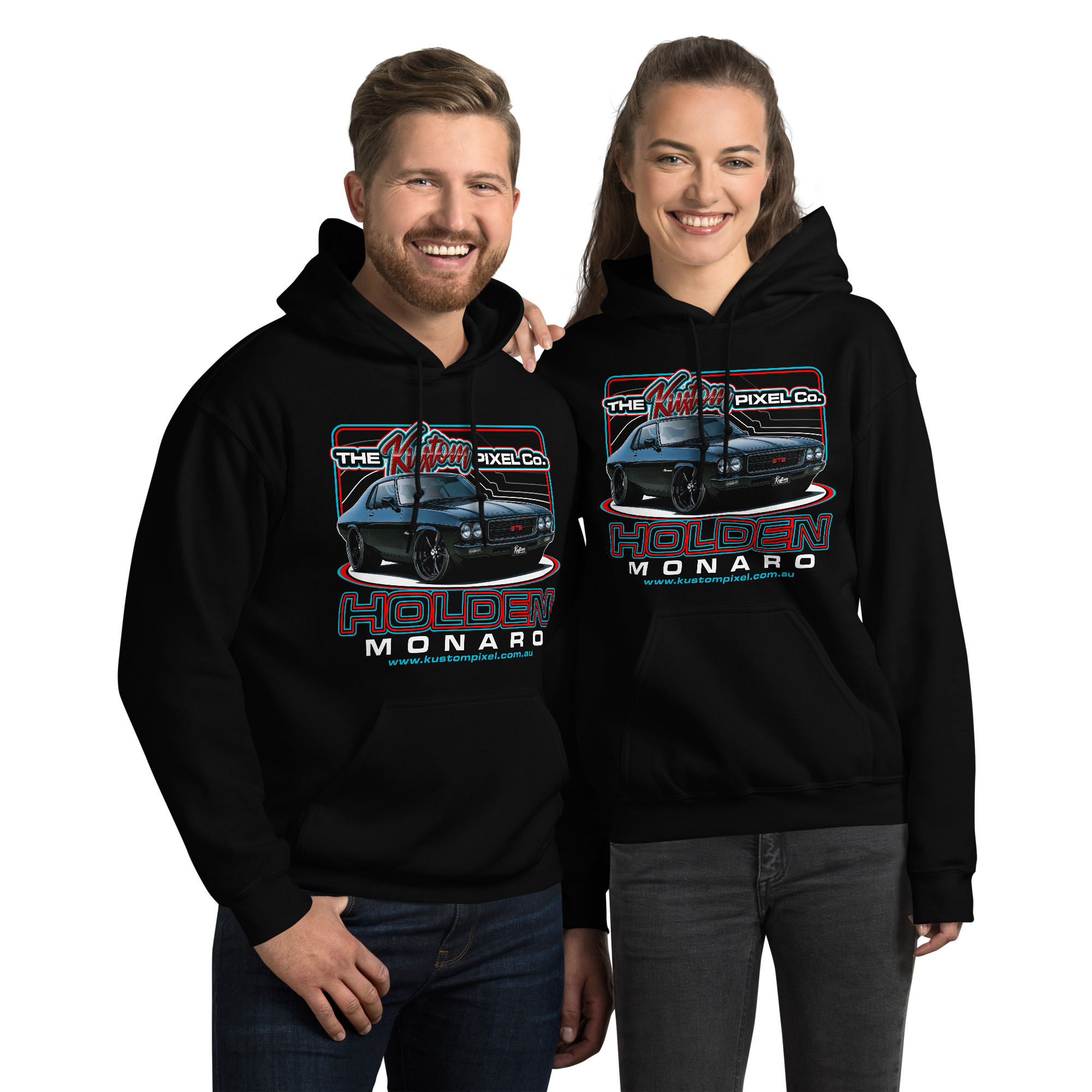 Unisex Hoodie "TKPC-MONARO" Front and Back Print