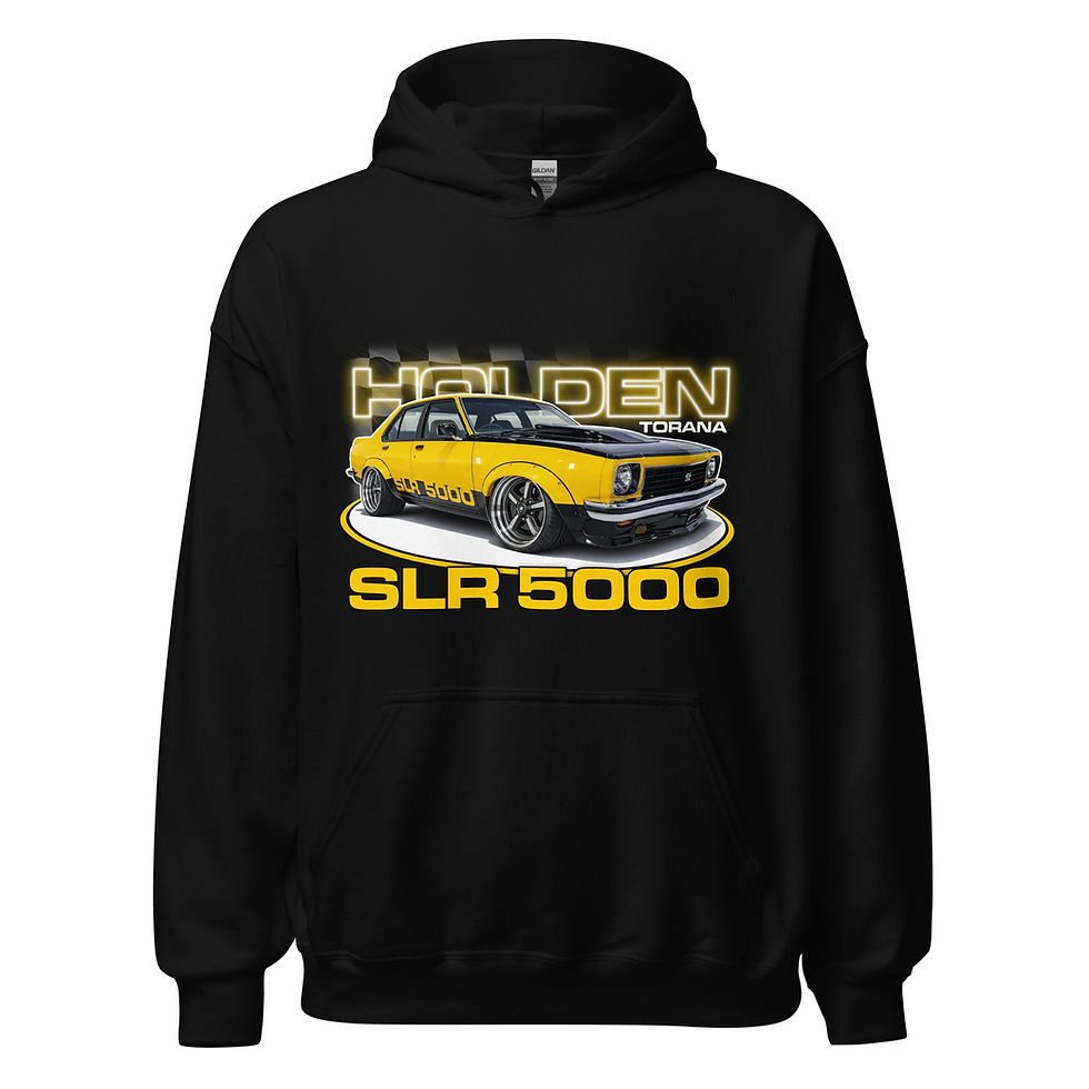 Thumbnail: Unisex Hoodie "SLR 5000" Large FRONT print