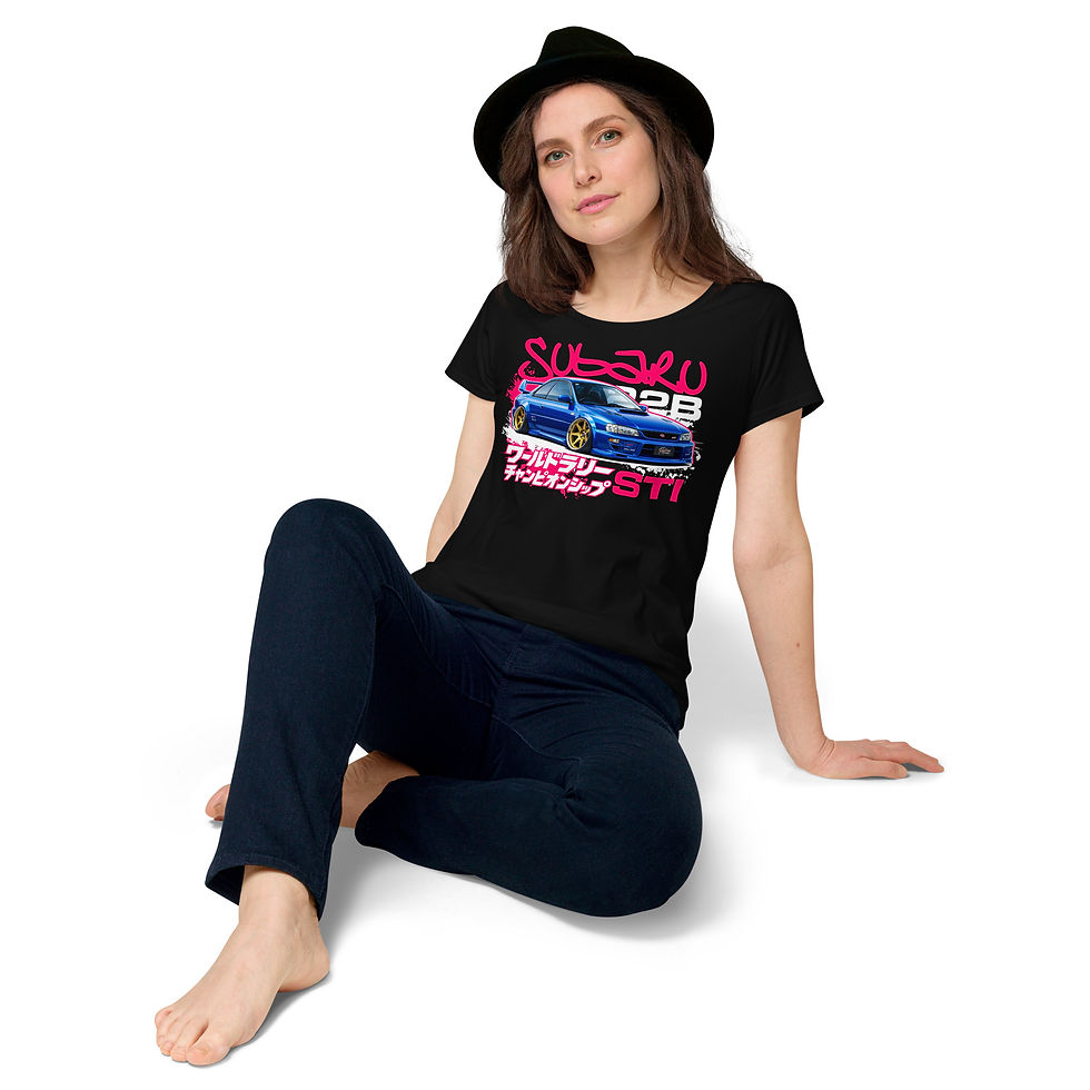 Thumbnail: Women's 100% Cotton Tee "22B" Large Front Print