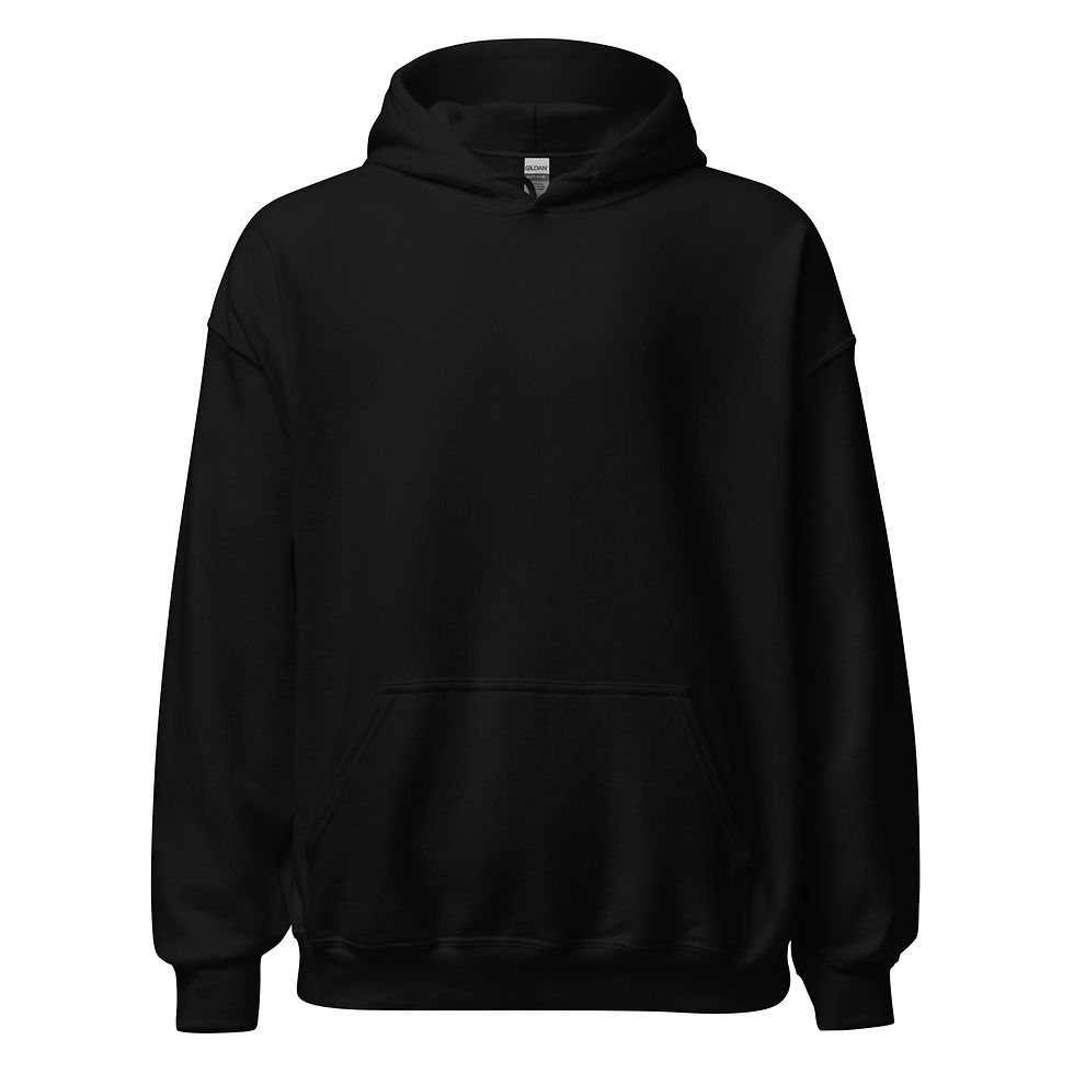 Thumbnail: Unisex Hoodie "BEL AIR" Large BACK Print