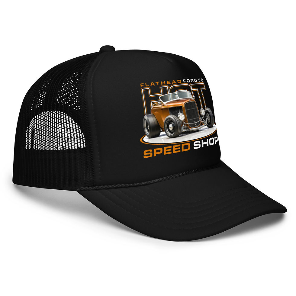 Thumbnail: Foam trucker hat "HOT ROD SPEED SHOP-COPPER"