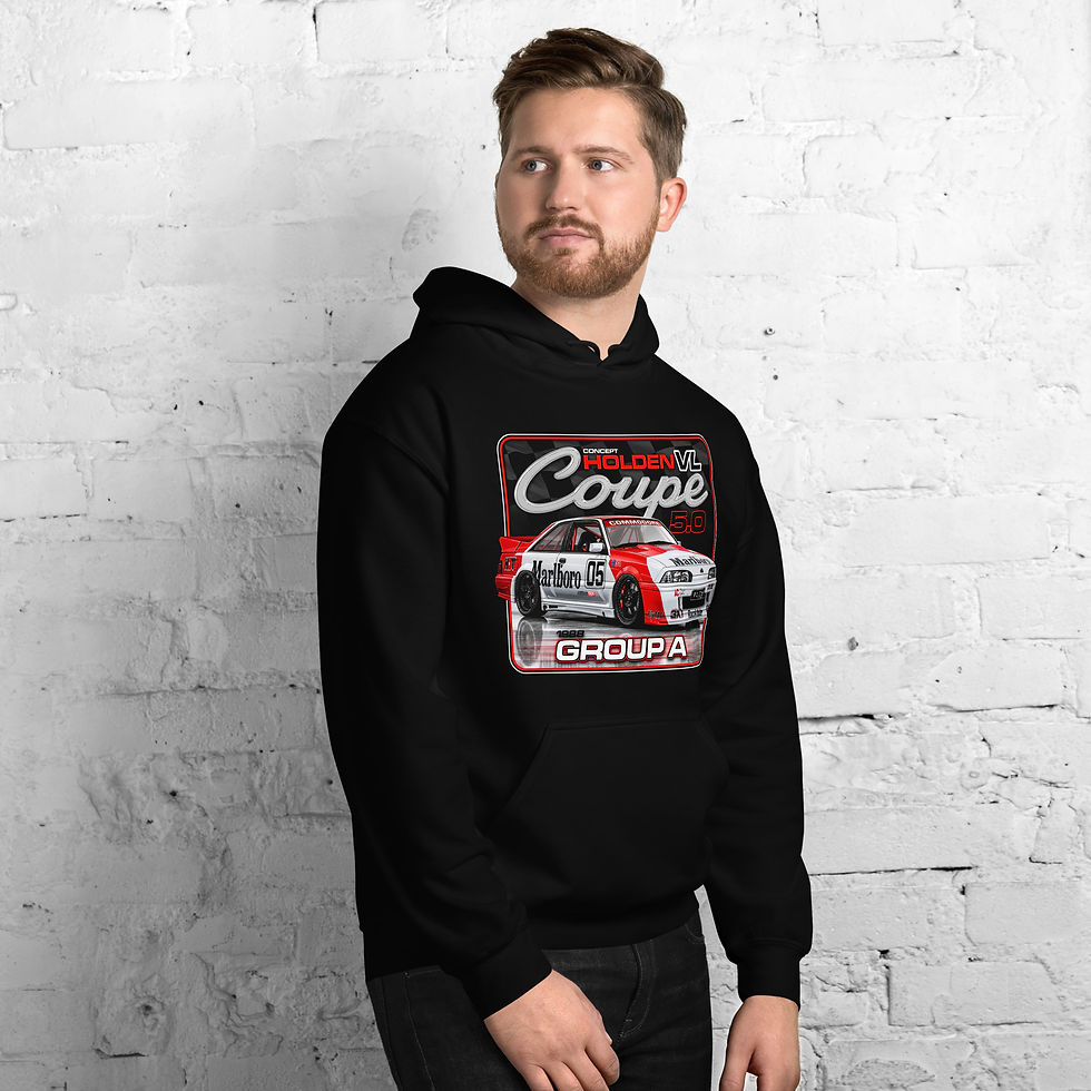 Thumbnail: Unisex Hoodie "VL COUPE" Large FRONT Print