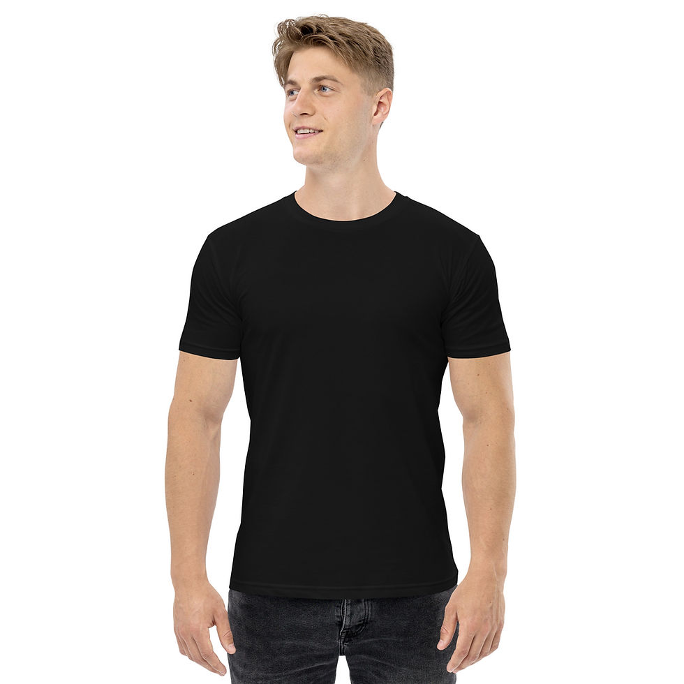 Thumbnail: Men's 100% Cotton Tee "M3" Large BACK Print
