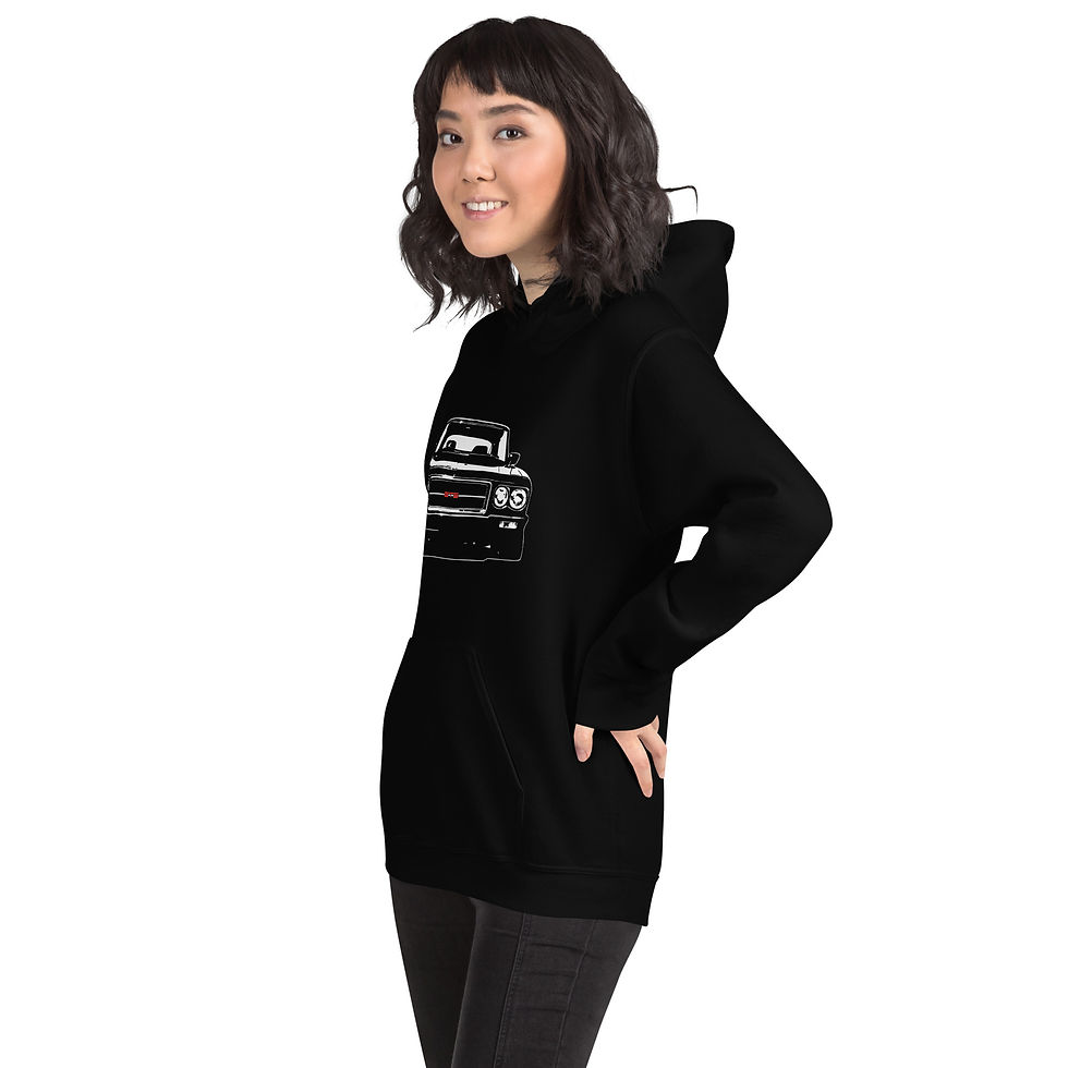 Thumbnail: Unisex Hoodie "HQ MONARO FRONT" front print