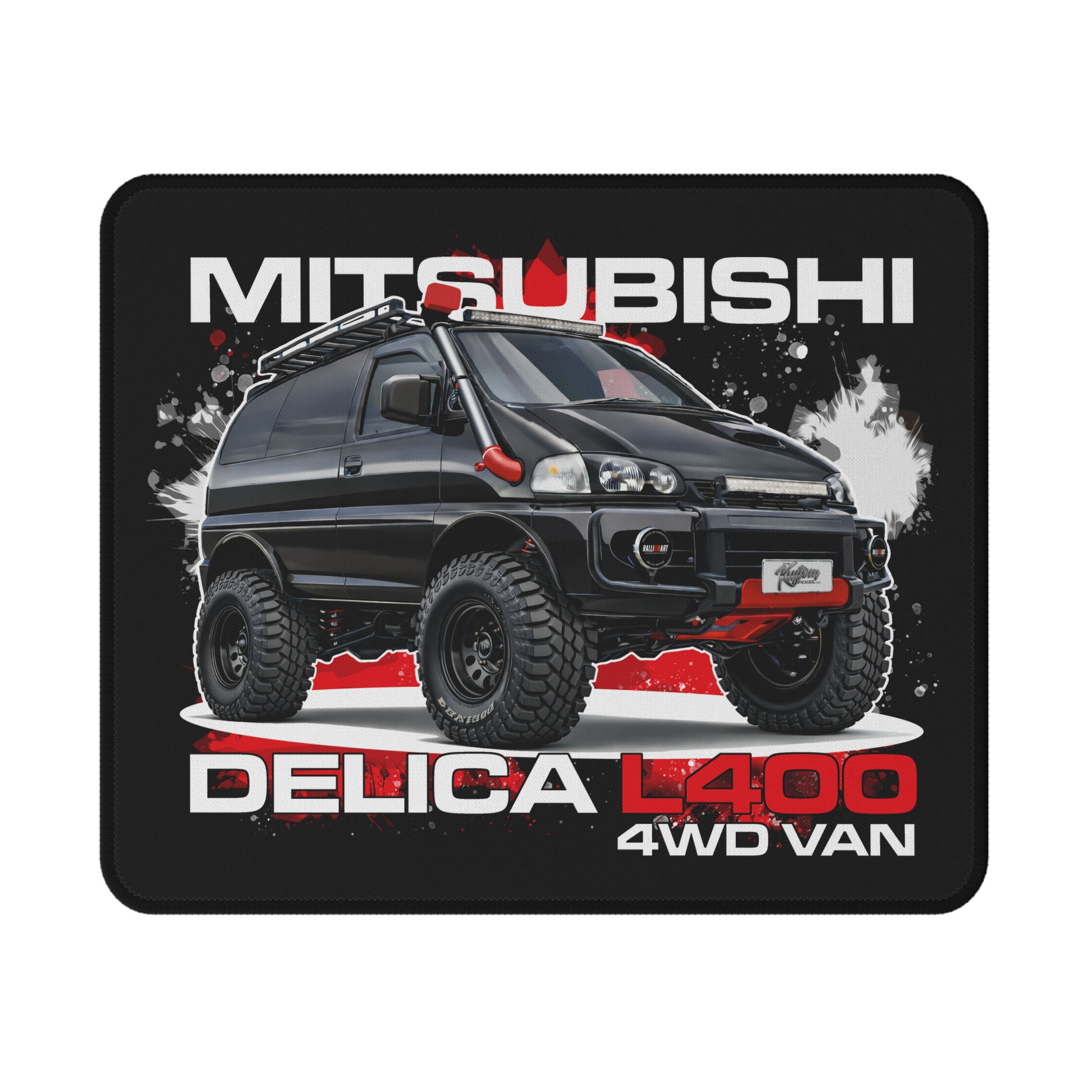 Mitsubishi Delica L400 4WD Van Gaming Mouse Pad — Non‑Slip Desk Mat