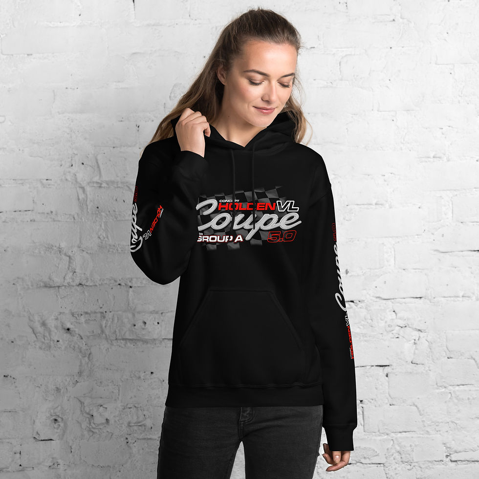 Thumbnail: Unisex Hoodie "VL COUPE" Print Front, Back, Both Sleeves