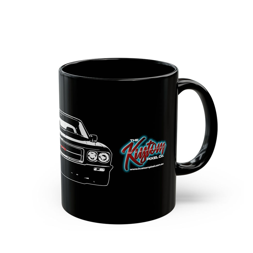 Thumbnail: HQ MONARO FRONT Black Mug (11oz)
