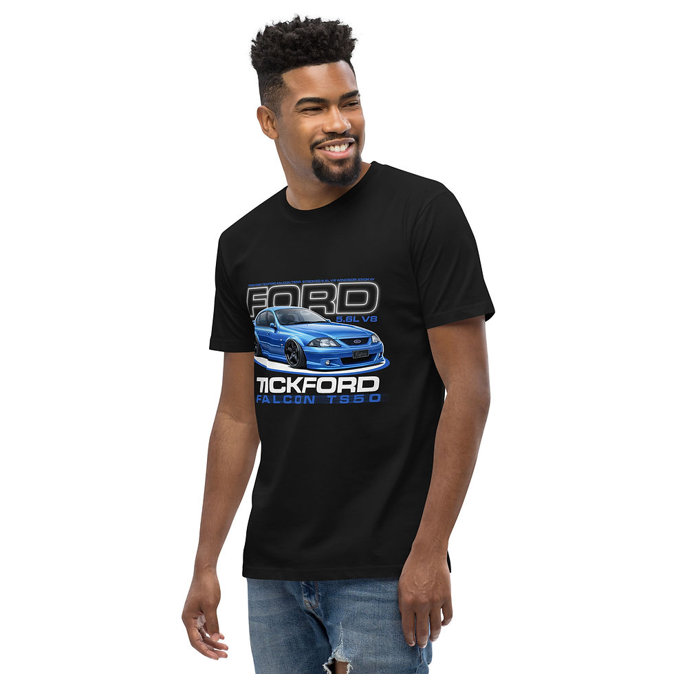 Thumbnail: Men's 100% Cotton Tee "TS50" Large Front Print