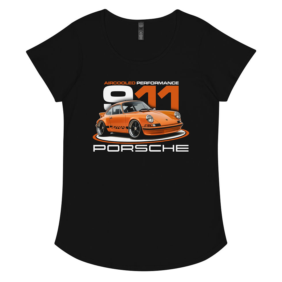 Thumbnail: Women’s round neck tee 100% Cotton "CARRERA RS" Front Print