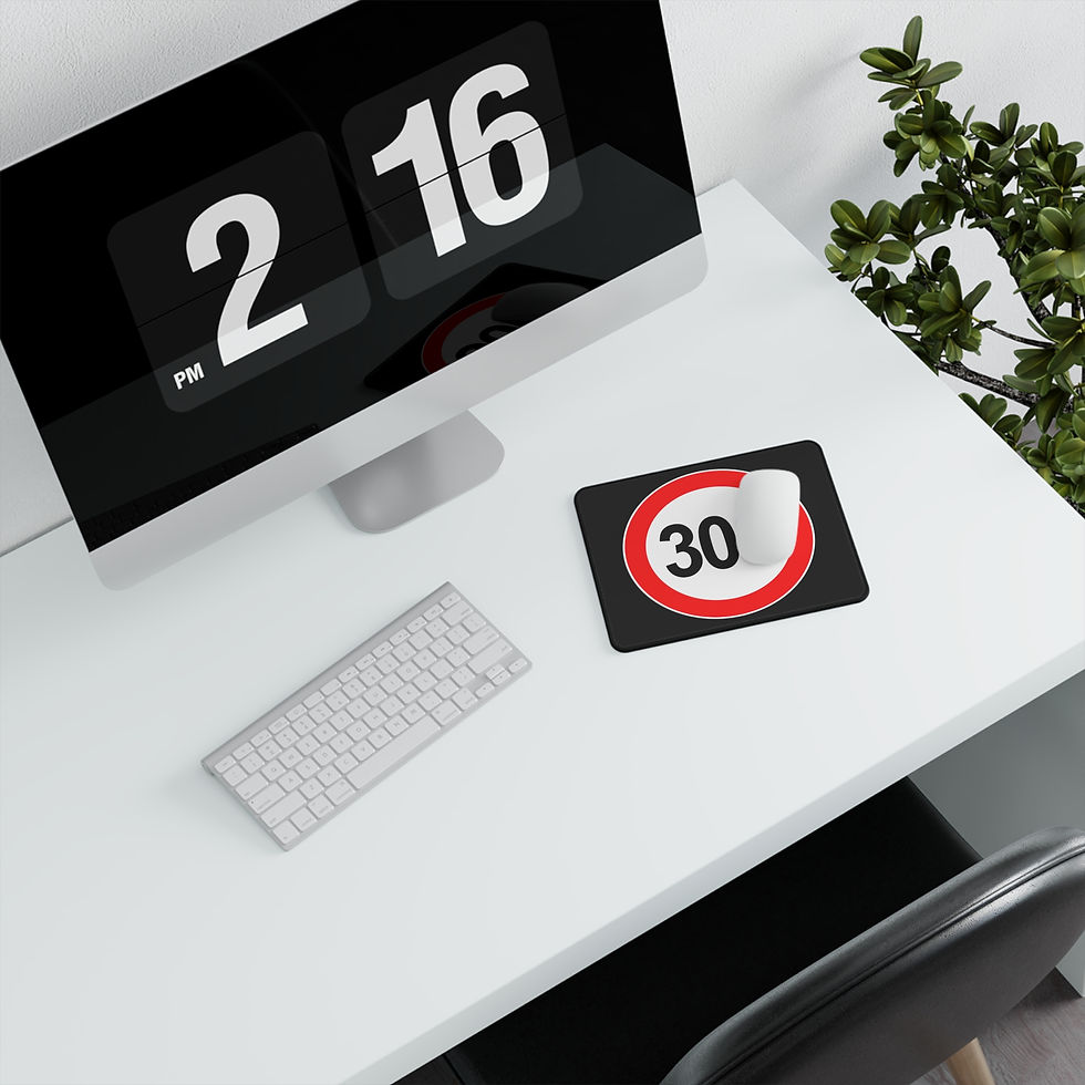 Thumbnail: 300 Speed Limit Gaming Mouse Pad — Non‑Slip Black Desk Mat