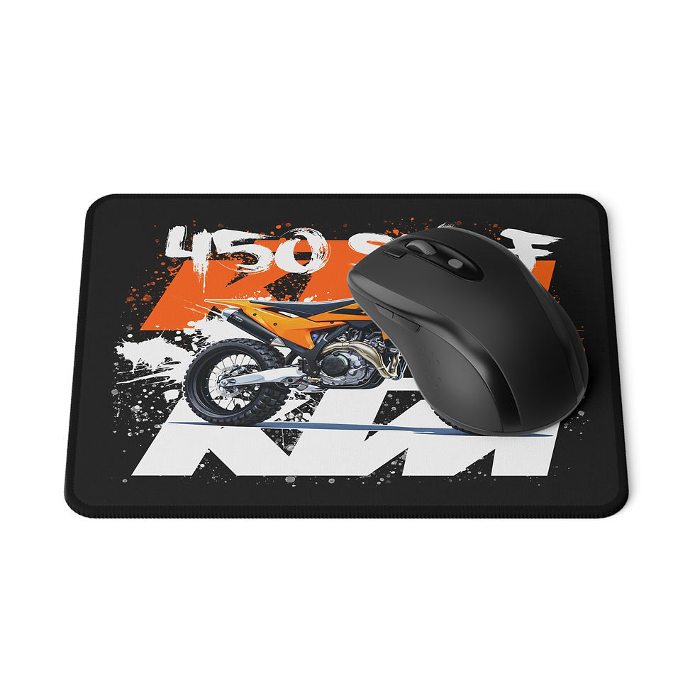 Thumbnail: KTM 450 SX-F Dirt Bike Non-Slip Gaming Mouse Pad