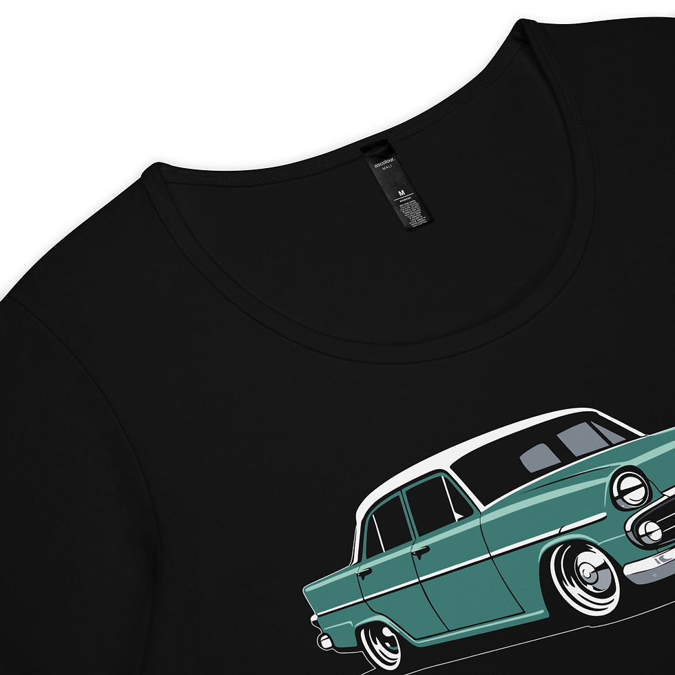 Thumbnail: Women’s round neck tee 100% Cotton "EK HOLDEN" Front Print