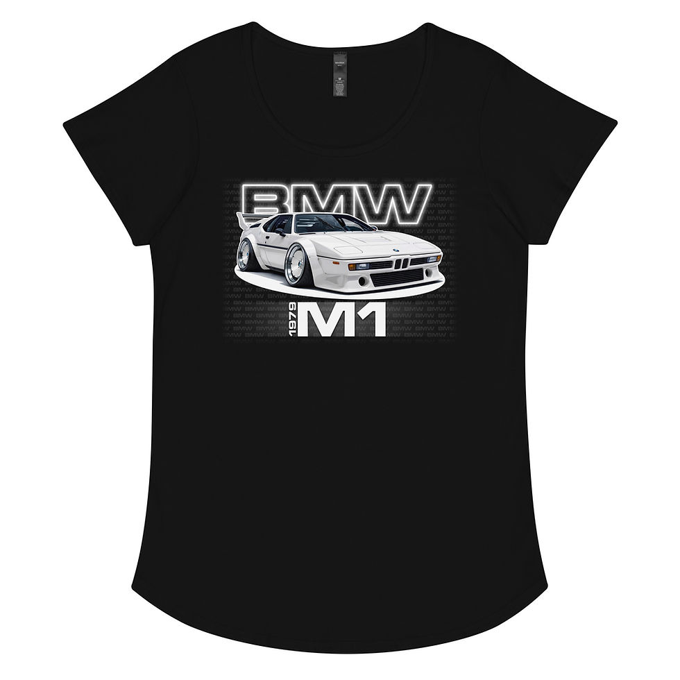 Thumbnail: Women’s 100% Cotton Tee "M1" Large Front Print