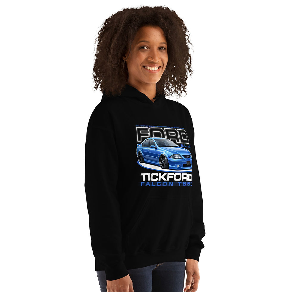 Thumbnail: Unisex Hoodie "TS-50" Large Front Print