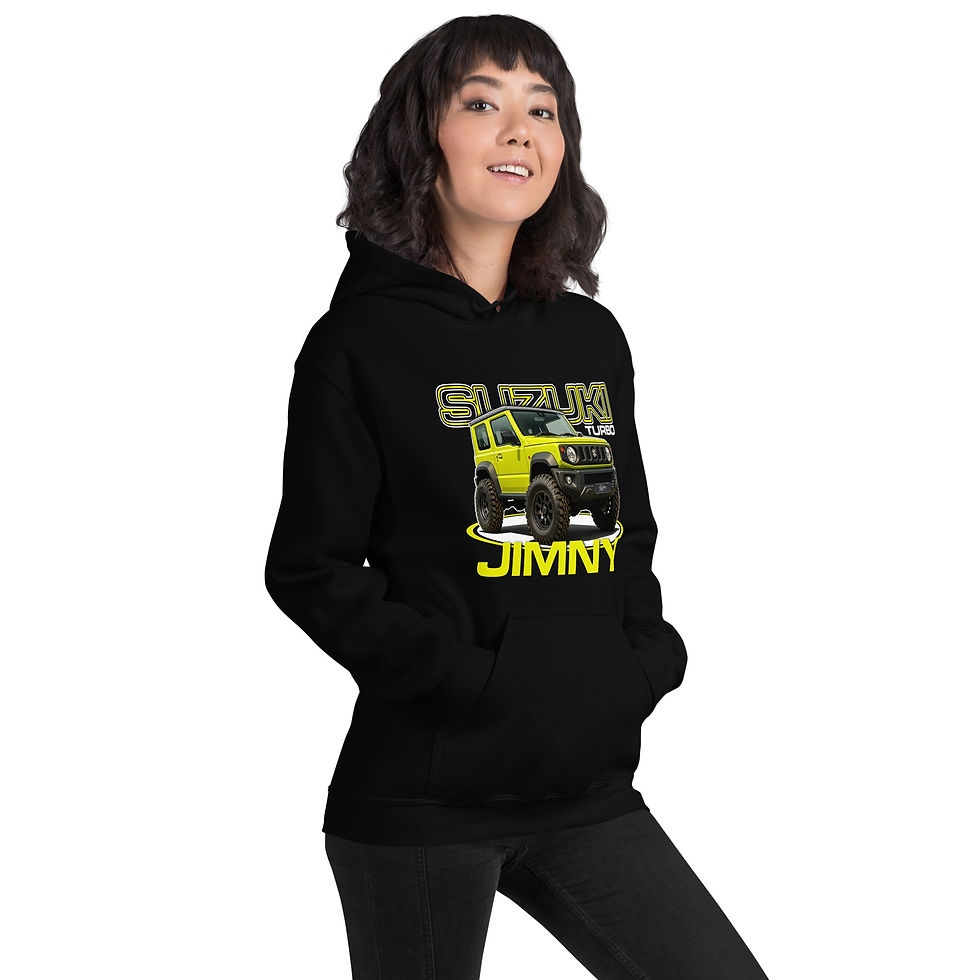 Thumbnail: Unisex Hoodie "JIMNY" front print