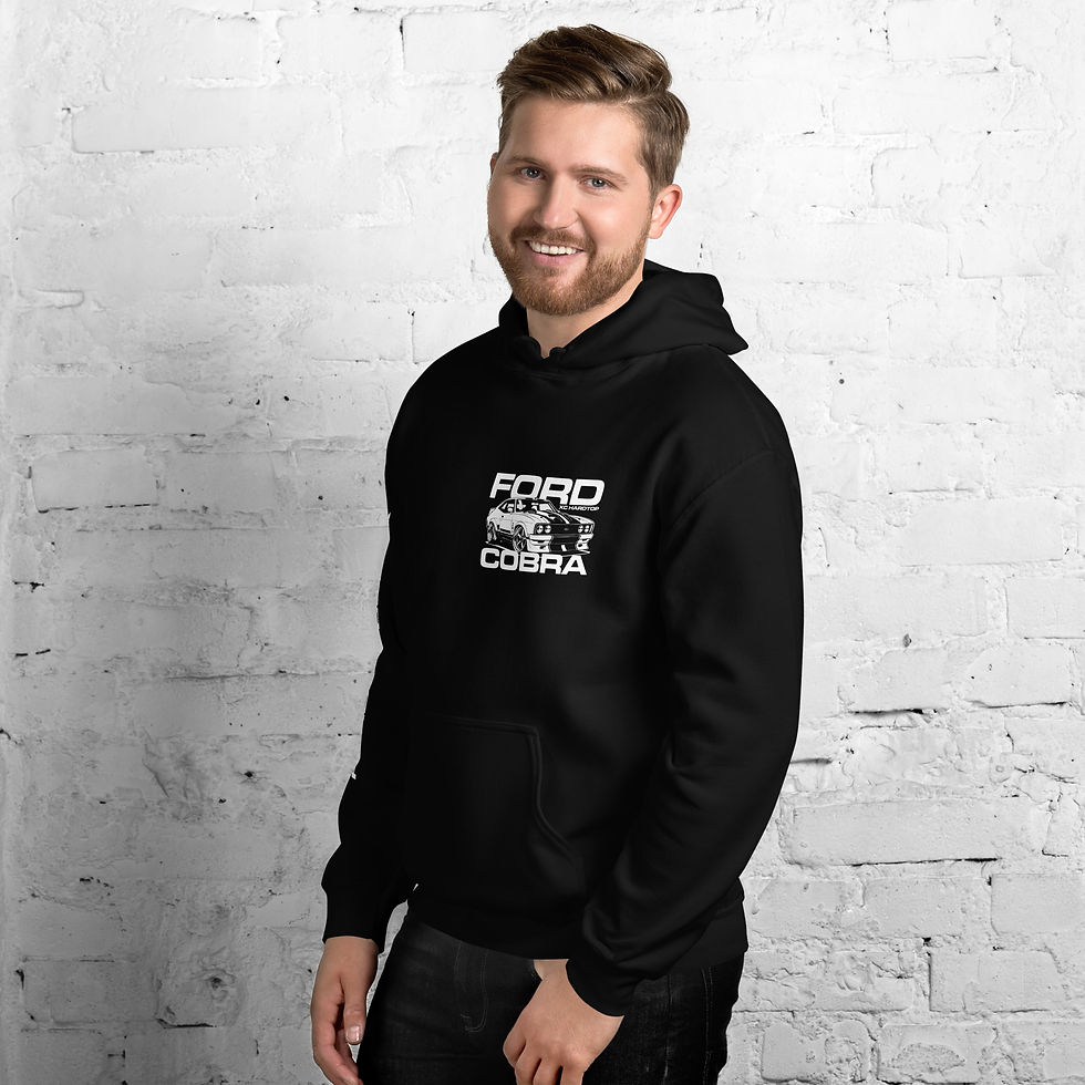 Thumbnail: Unisex Hoodie "FORD XC COBRA" Front, Back & Sleeve print