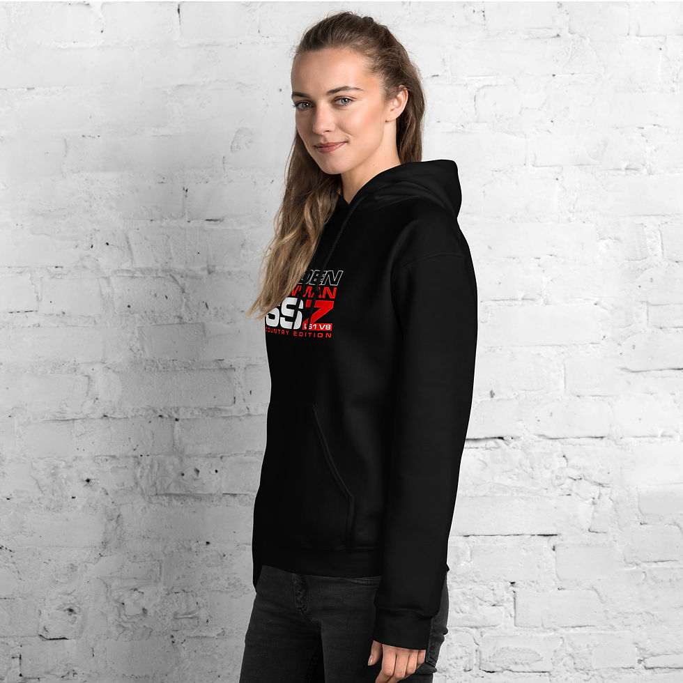 Thumbnail: Unisex Hoodie "SSZ CREWMAN" Front, Sleeve & Back Print
