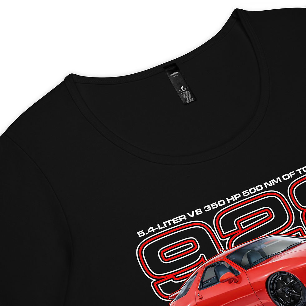 Thumbnail: Women’s round neck tee 100% Cotton "928" Front Print