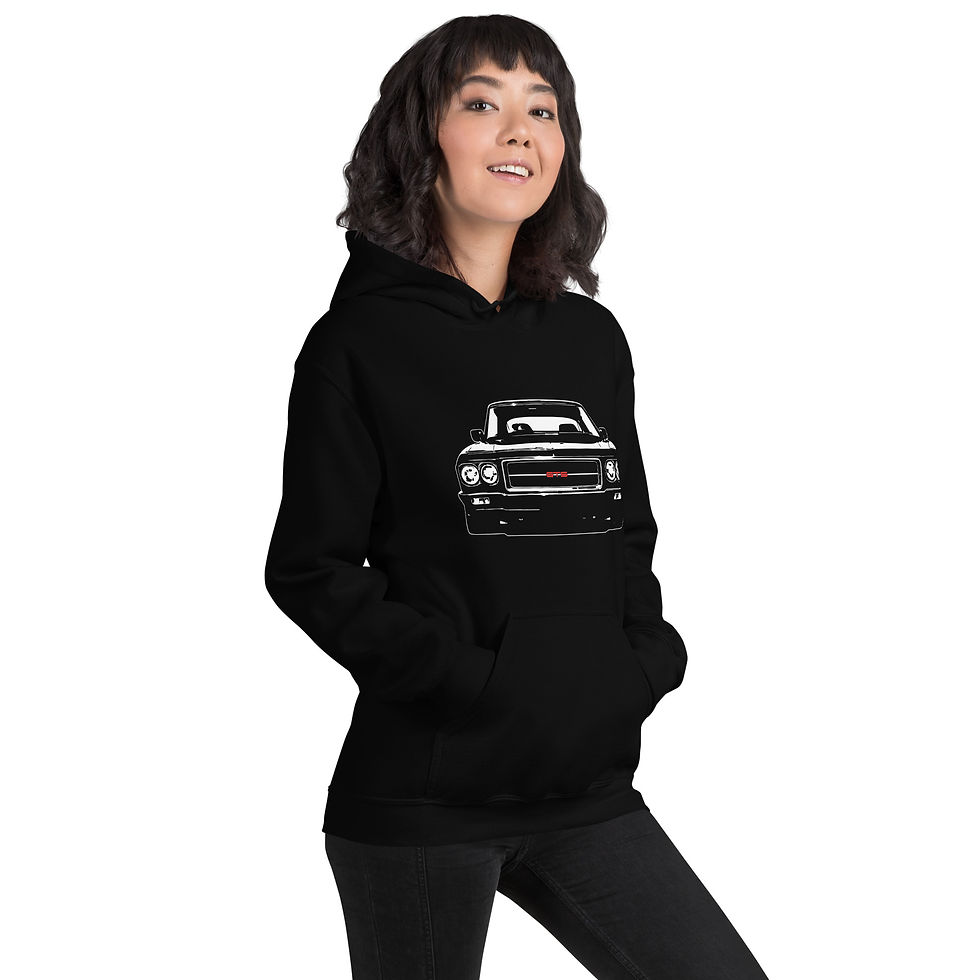 Thumbnail: Unisex Hoodie "HQ MONARO FRONT" front print
