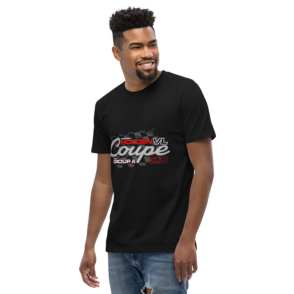 Thumbnail: Men's 100% Cotton Tee "VL COUPE"" Front & Back Print