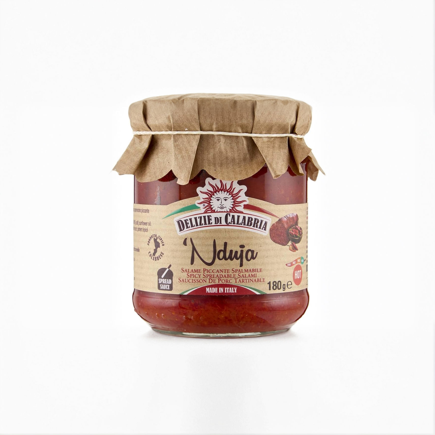 DELIZIE DI CALABRIA NDUJA 180G