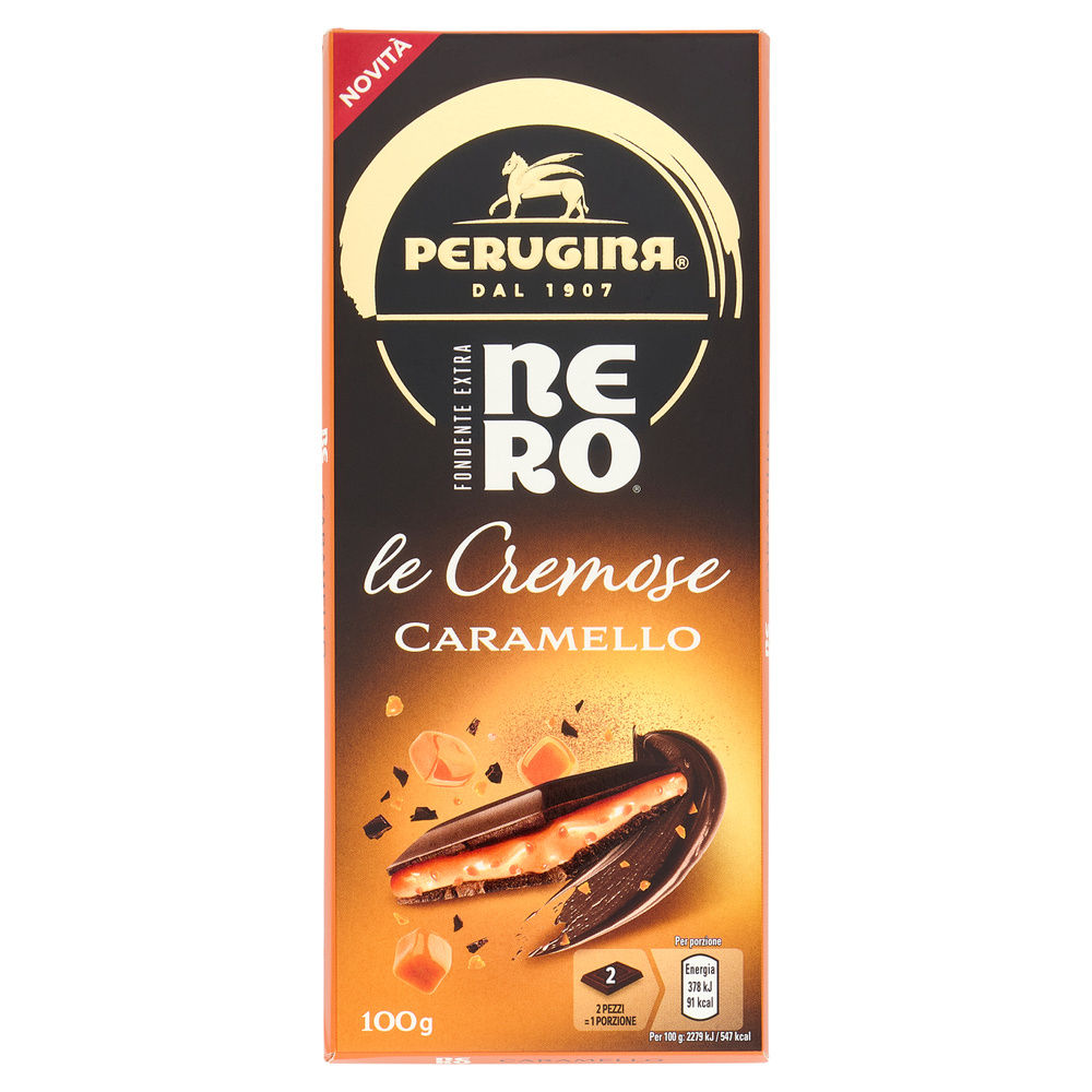 PERUGINA FONDENTE EXTRA NERO CARAMELLO 100G
