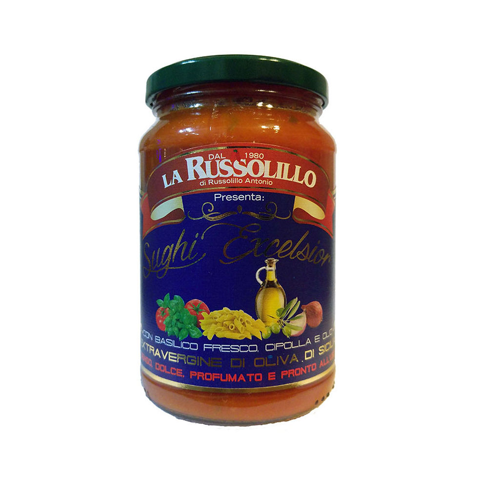La Russolillo Sughi Excelsior Jugo Albahaca 360g