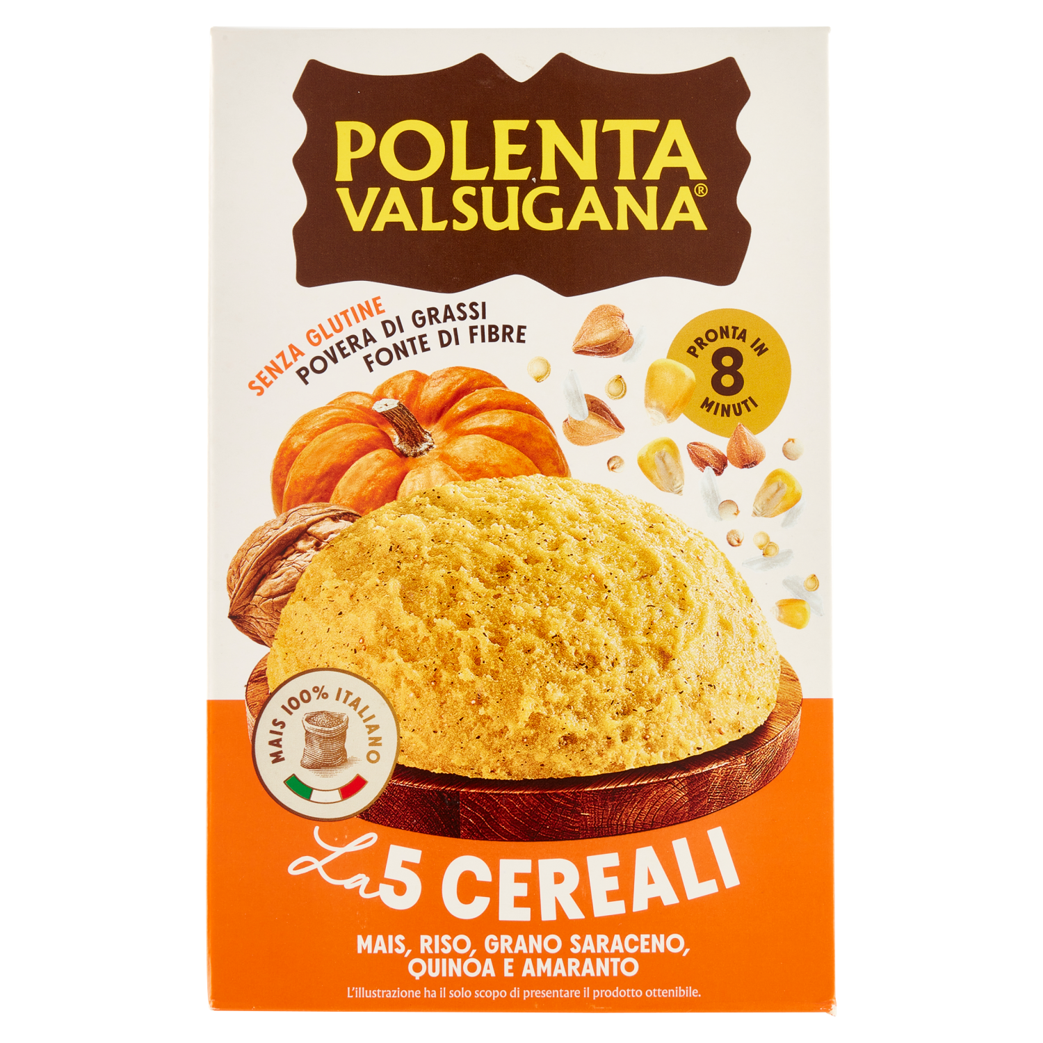 VALSUGANA POLENTA 5 CEREALI 350G